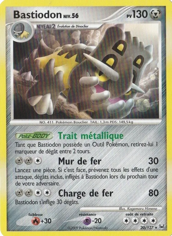 Bastiodon Platine 20/127