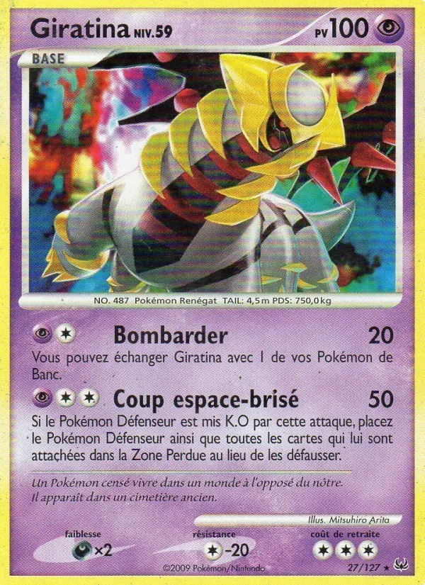 Giratina Platine 27/127