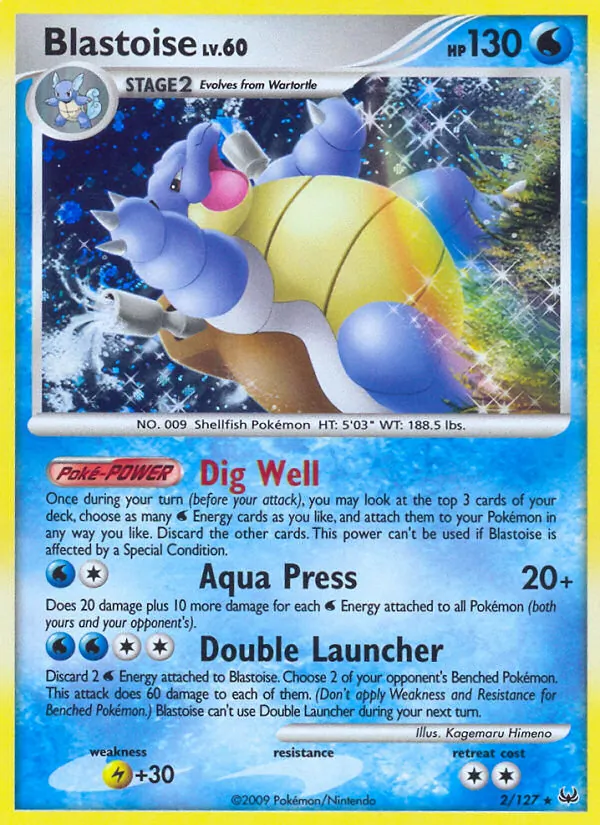 Blastoise Platino 2/127