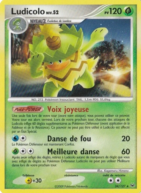 Ludicolo Platine 34/127