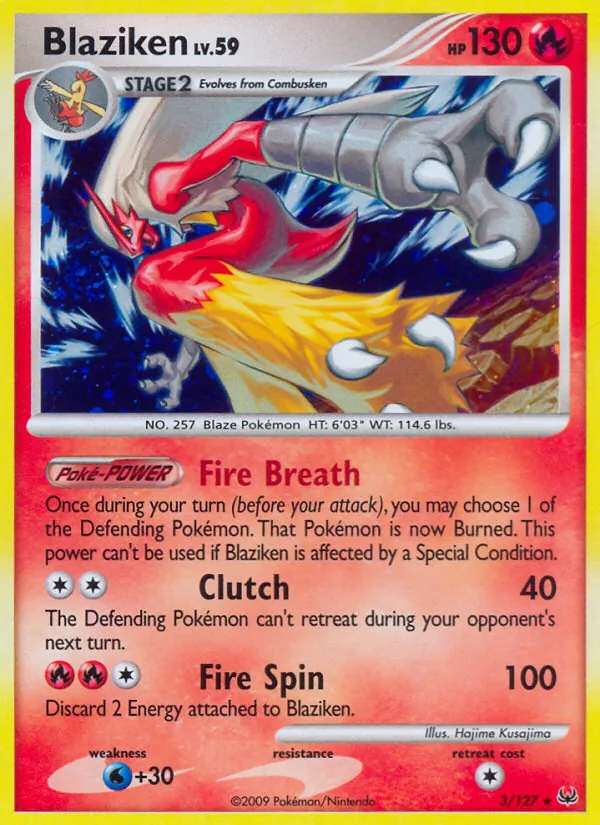 Blaziken Platinum 3/127