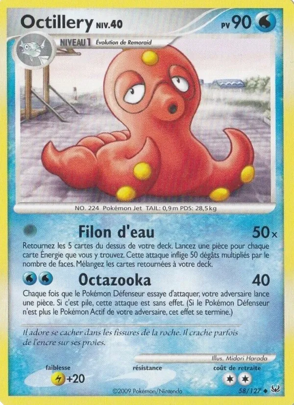 Octillery Platine 58/127