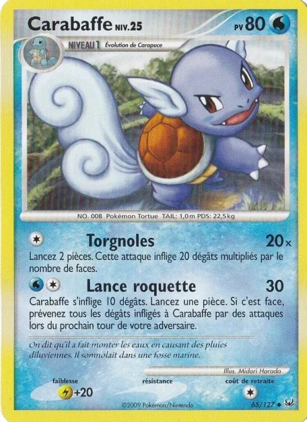 Carabaffe Platine 65/127