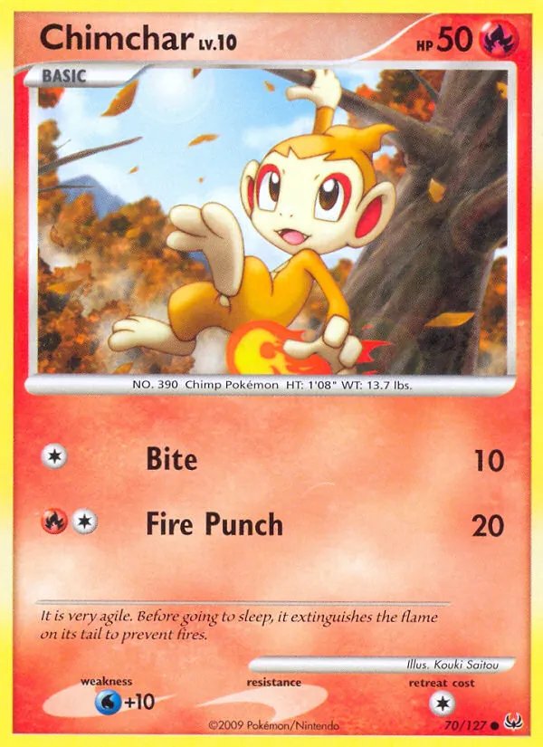 Chimchar Platino 70/127