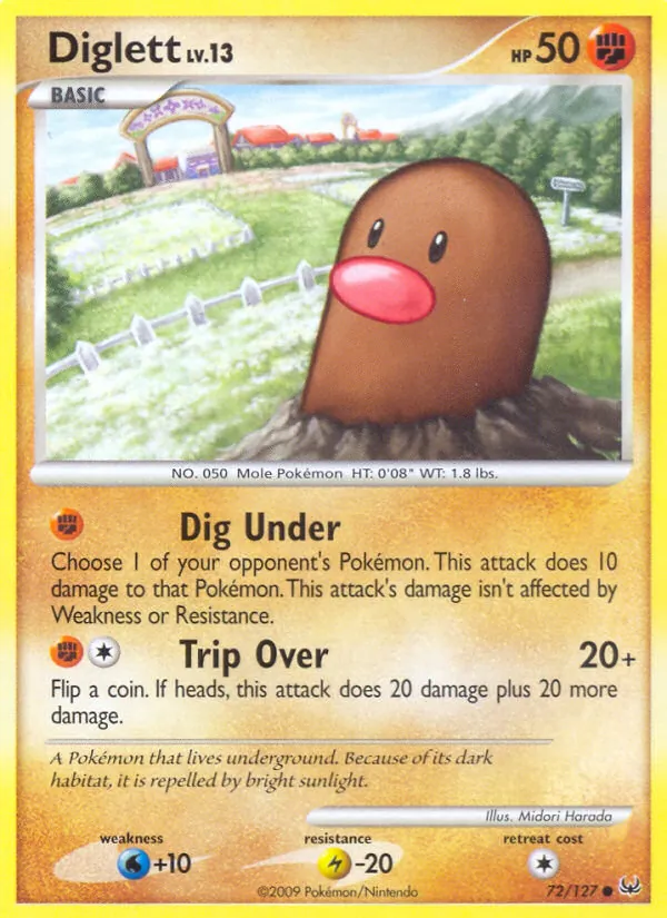 Diglett Platinum 72/127