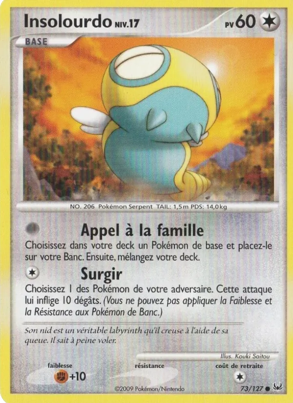 Insolourdo Platine 73/127