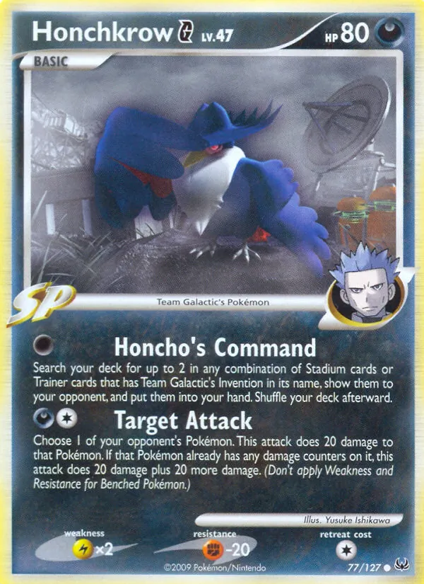 Honchkrow G Platinum 77/127