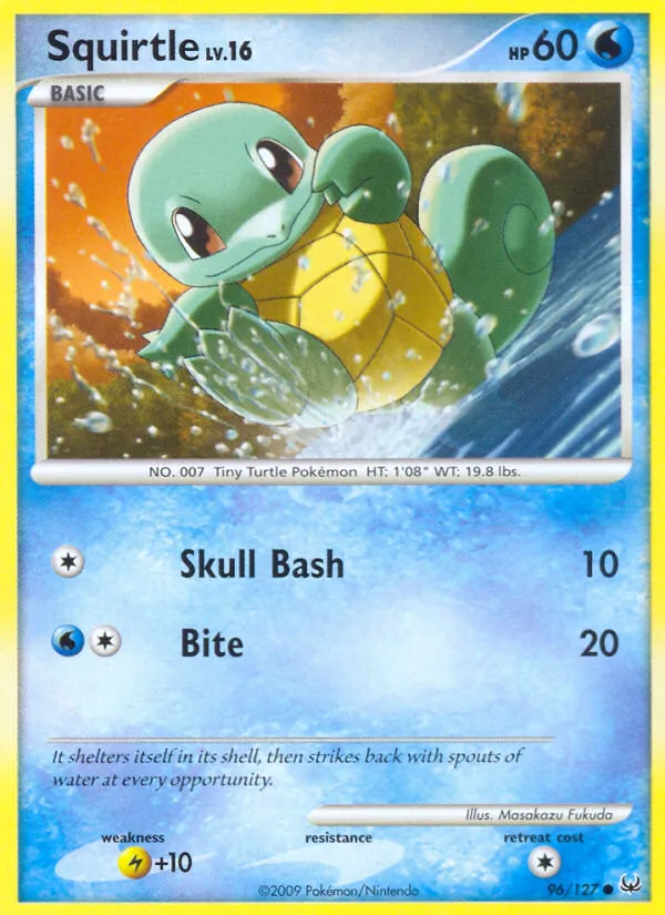 Squirtle Platino 96/127