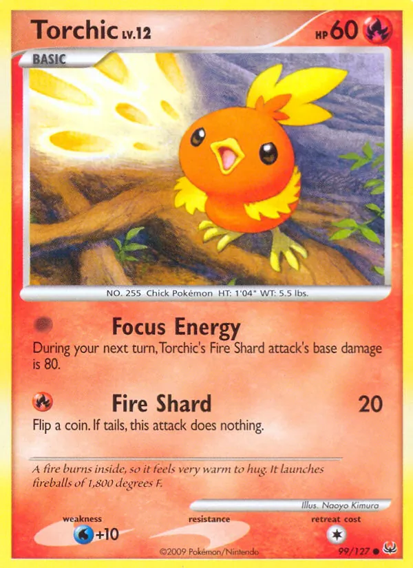Torchic Platino 99/127