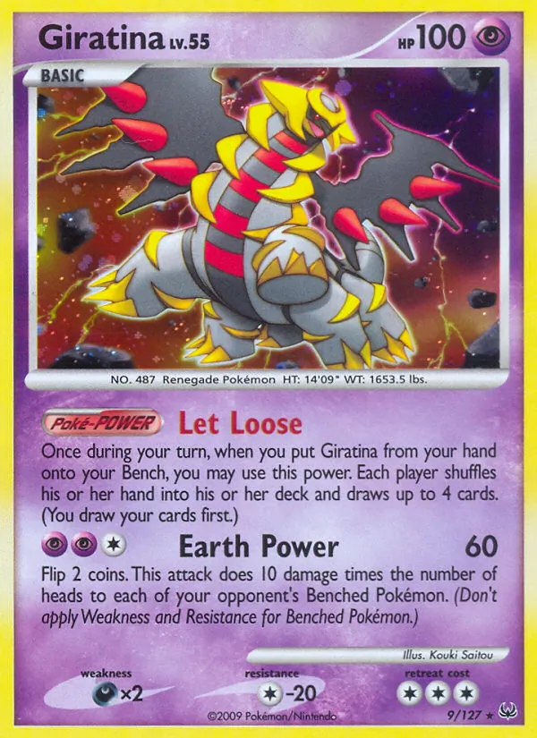 Giratina Platino 9/127