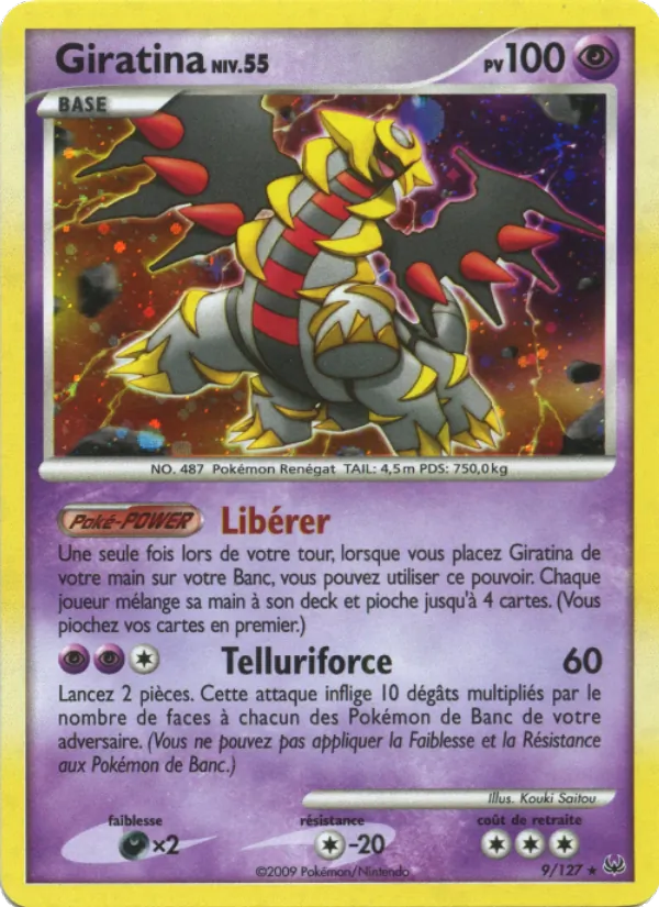 Giratina Platine 9/127
