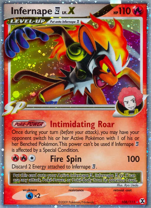 Infernape E4 LV.X Rising Rivals 108/111