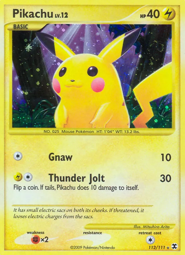 Pikachu Rising Rivals 112/111
