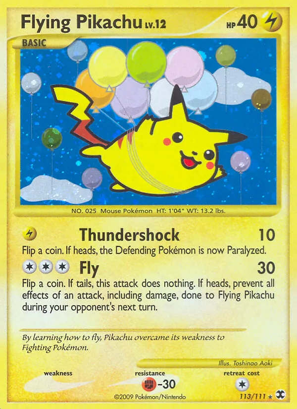 Fliegendes Pikachu Aufstieg der Rivalen 113/111