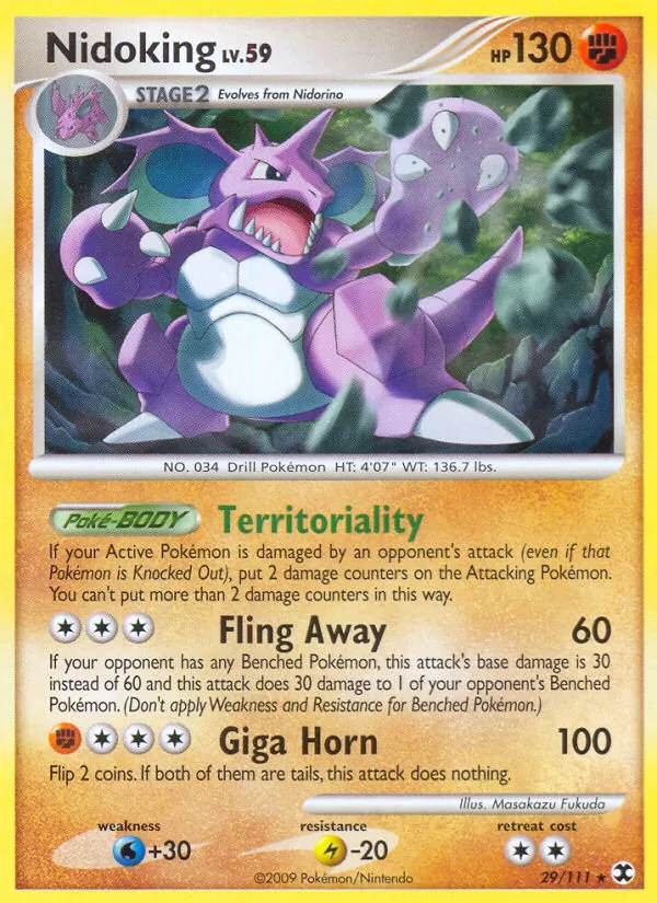 Nidoking Rising Rivals 29/111