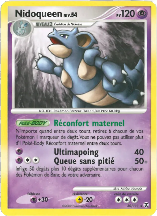 Nidoqueen Niv. 54 Rivaux Émergeants 30/111