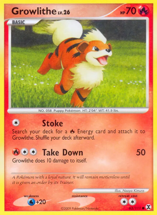 Growlithe Rising Rivals 63/111
