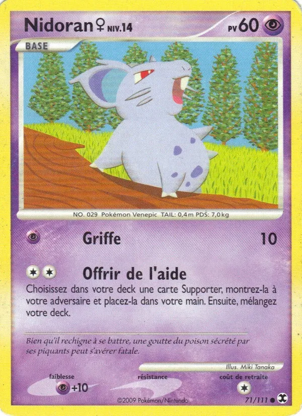Nidoran♀ Niv. 14 Rivaux Émergeants 71/111
