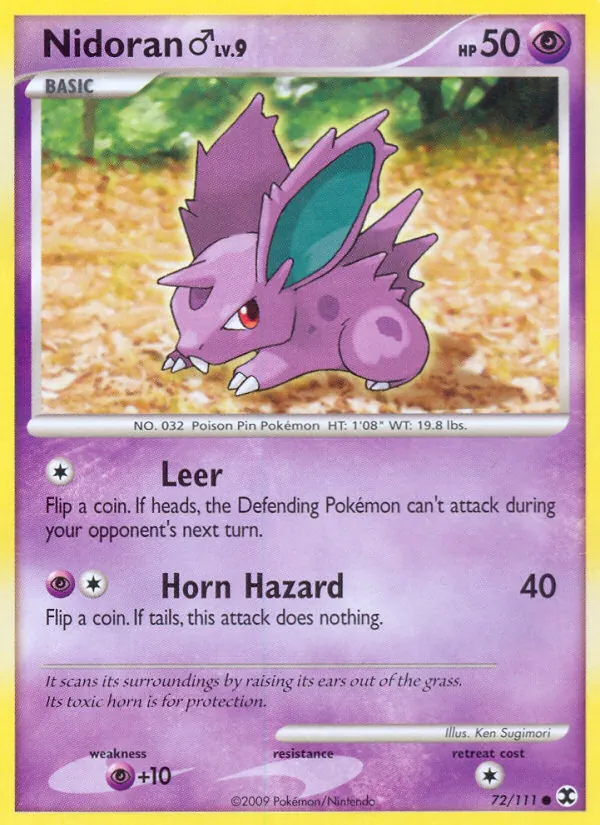 Nidoran ♂ Rising Rivals 72/111