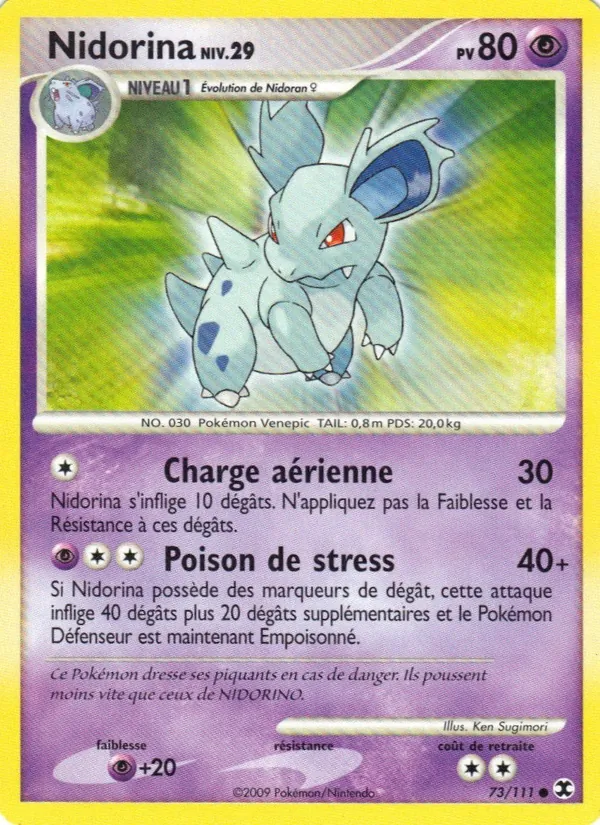 Nidorina Niv. 29 Rivaux Émergeants 73/111