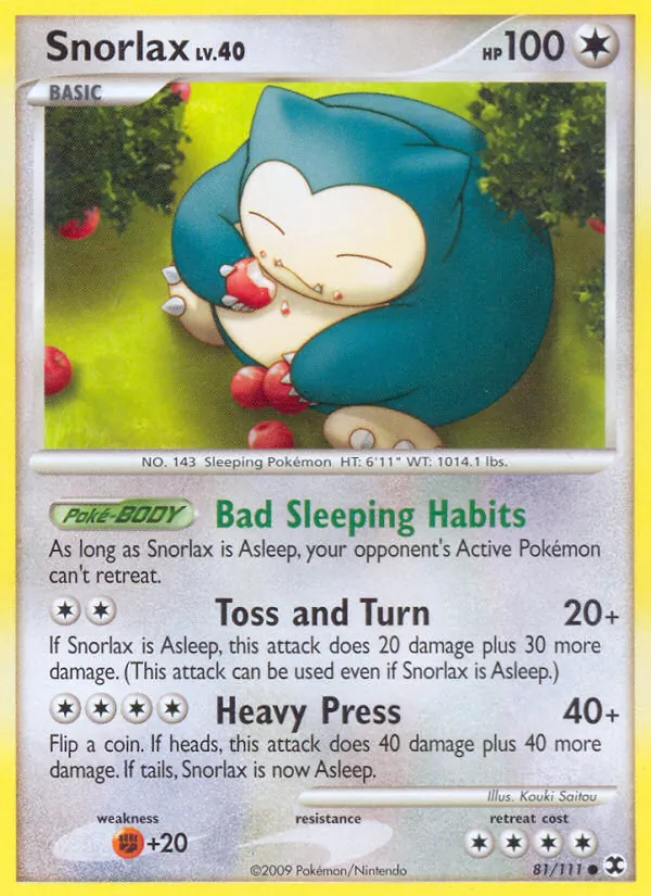 Snorlax Rising Rivals 81/111