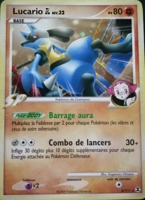 Lucario GL Niv. 32 Rivaux Émergeants 8/111