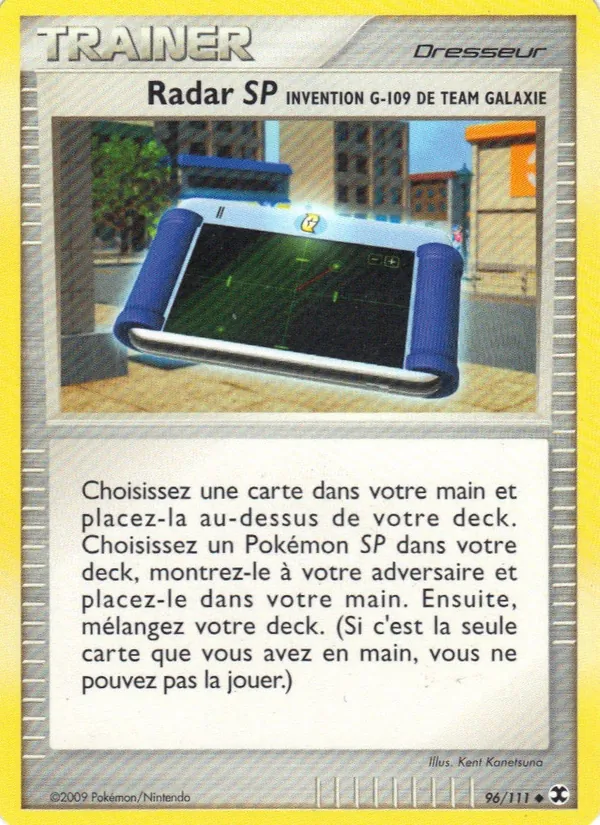 Radar SP Invention G-109 de Team Galaxie Rivaux Émergeants 96/111