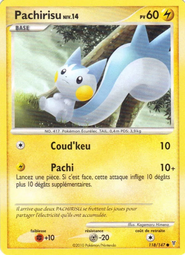 Pachirisu Vainqueurs Suprêmes 118/147