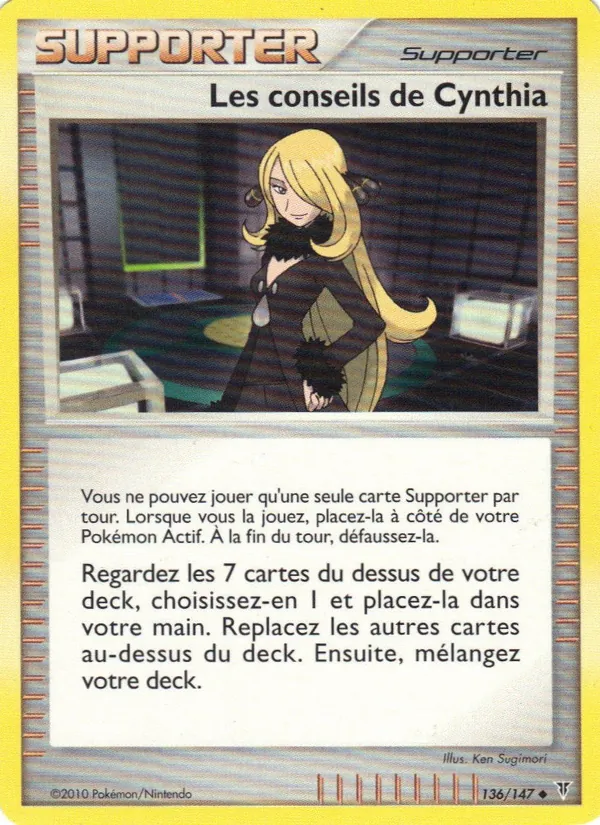 Les conseils de Cynthia Vainqueurs Suprêmes 136/147