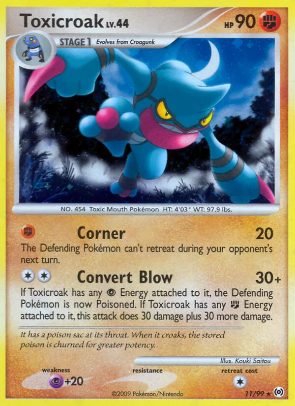 Toxiquak Arceus 11/99