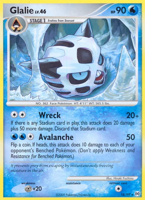 Glalie Arceus 18/99