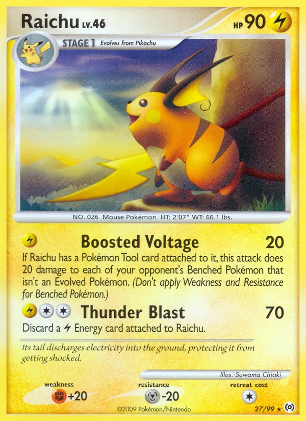 Raichu Arceus 27/99