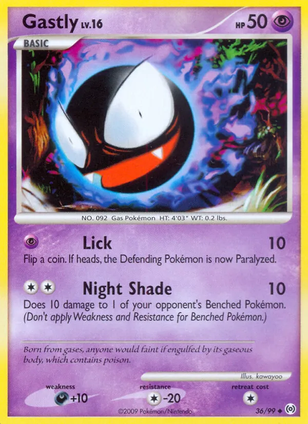 Gastly Arceus 36/99
