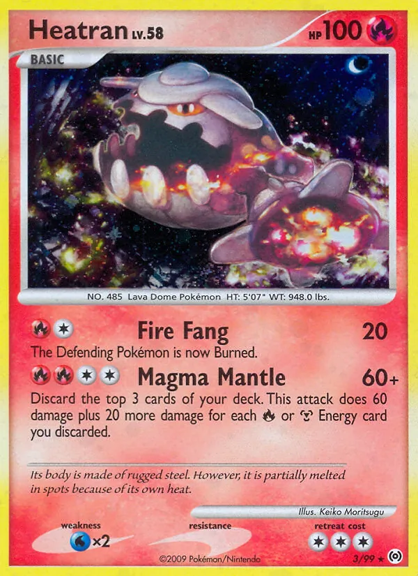 Heatran Arceus 3/99