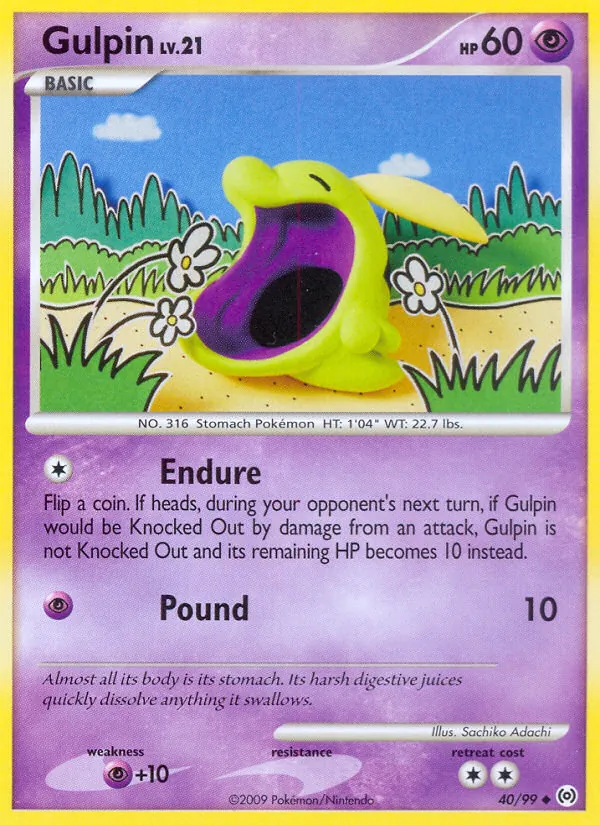 Gulpin Arceus 40/99