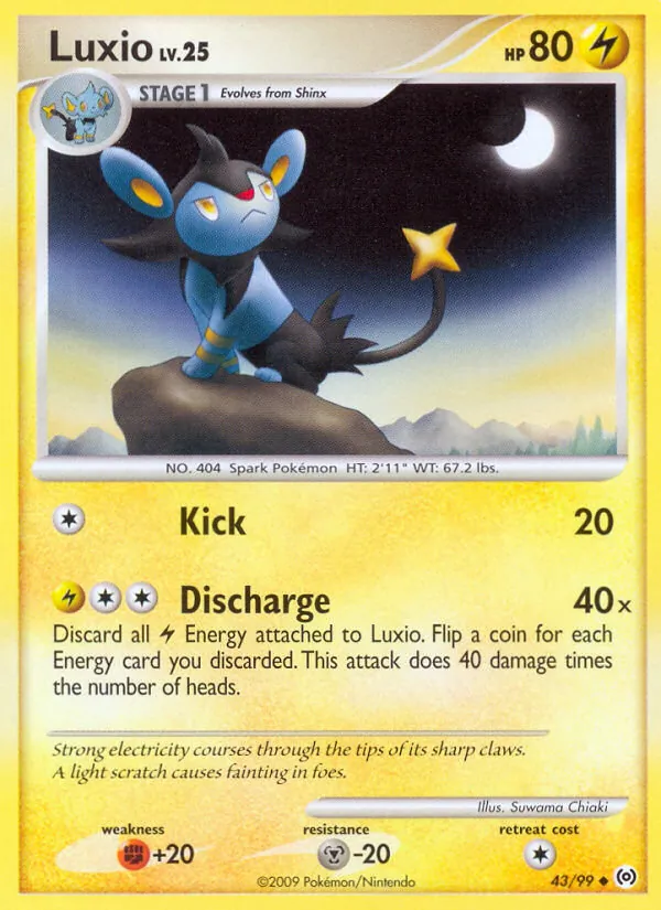 Luxio Arceus 43/99