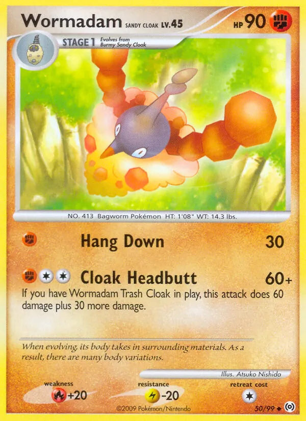 Wormadam Sandy Cloak Arceus 50/99