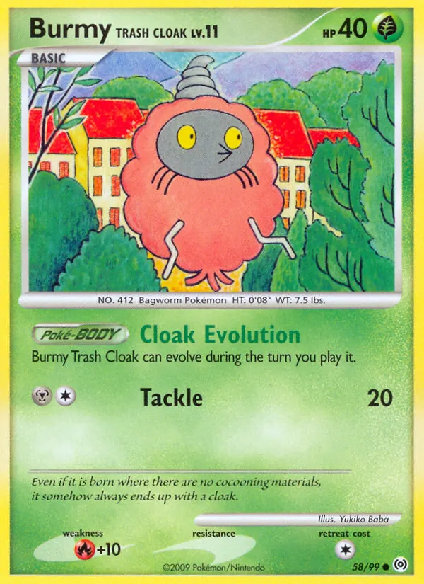 Burmy Trash Cloak Arceus 58/99