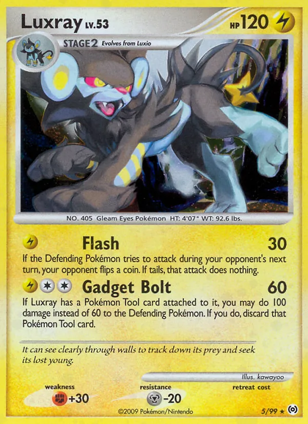Luxray Arceus 5/99