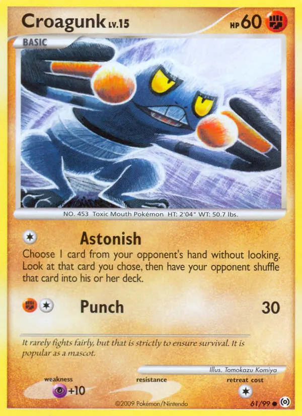 Croagunk Arceus 61/99
