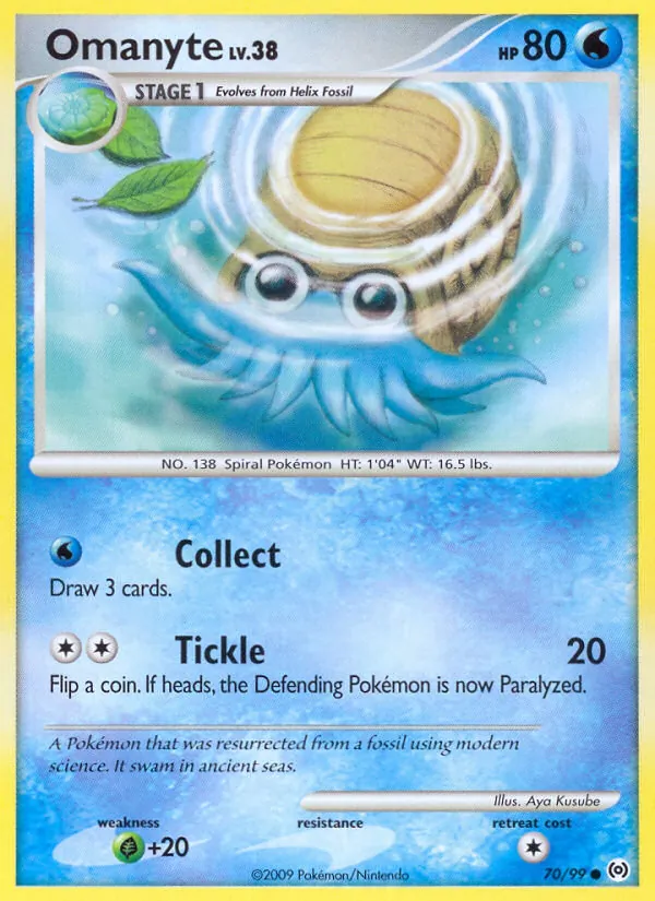 Omanyte Arceus 70/99