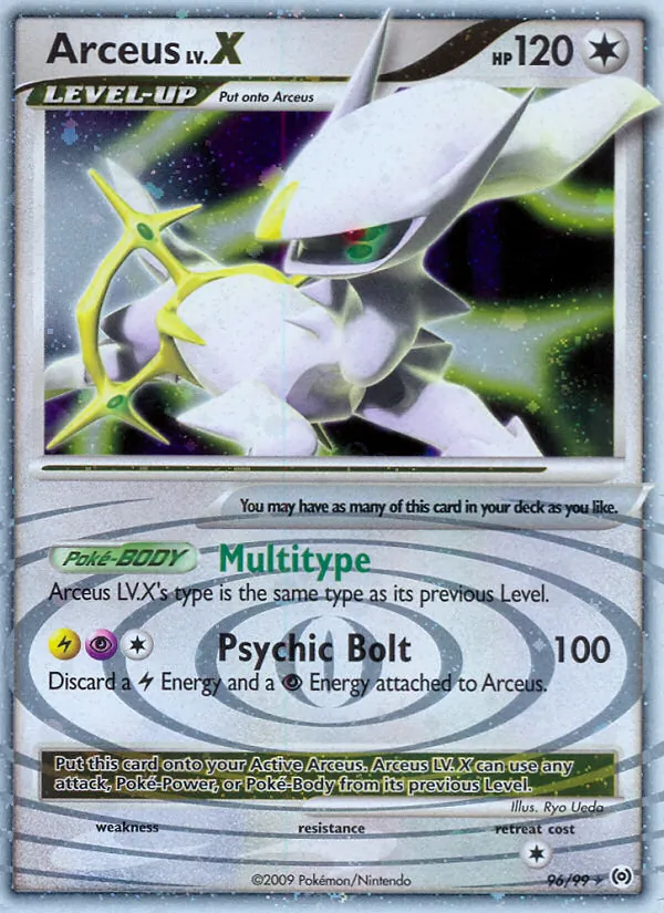 Arceus LV.X Arceus 96/99