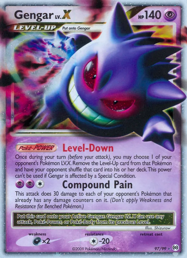 Gengar LV.X Arceus 97/99