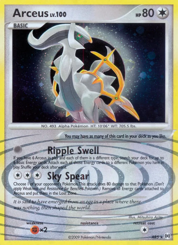 Arceus Arceus AR5/99