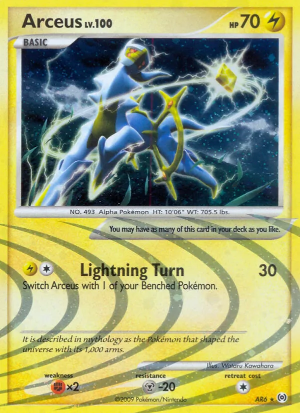 Arceus Arceus AR6/99