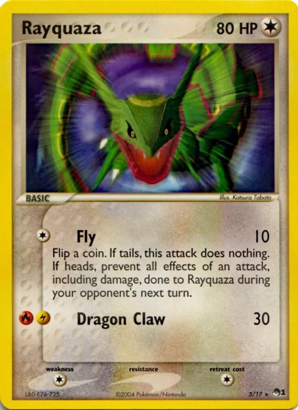 Rayquaza POP Série 1 3/17