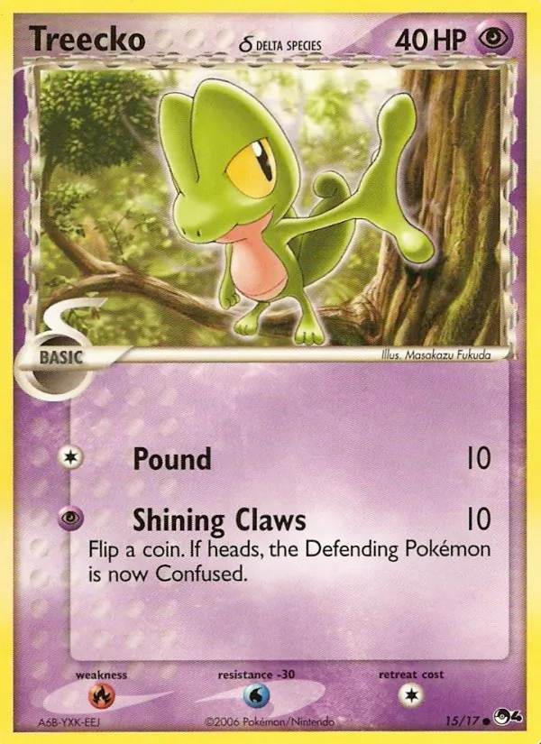 Treecko δ POP Series 4 15/17
