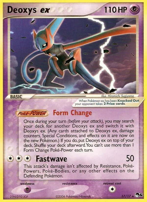 Deoxys ex POP Series 4 17/17