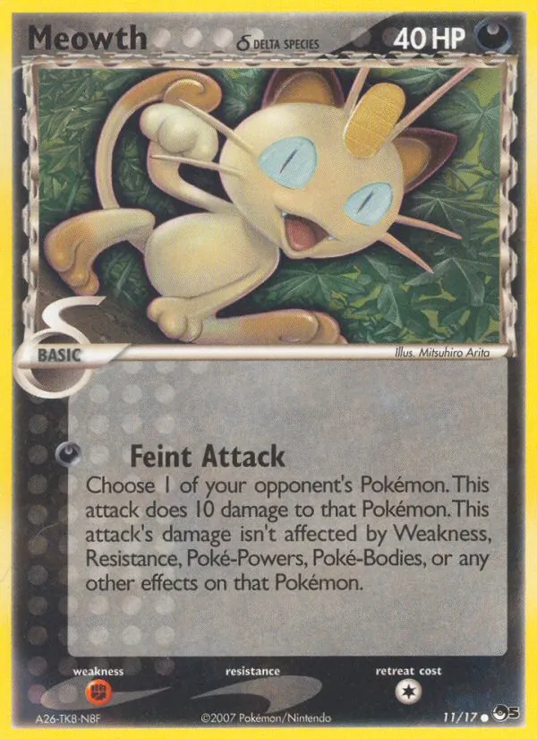 Meowth δ POP Series 5 11/17