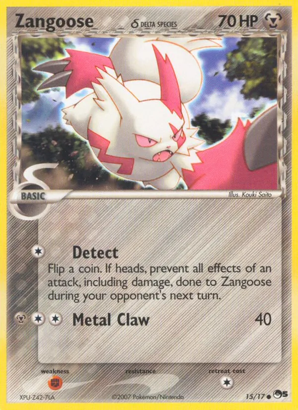 Zangoose δ POP Series 5 15/17